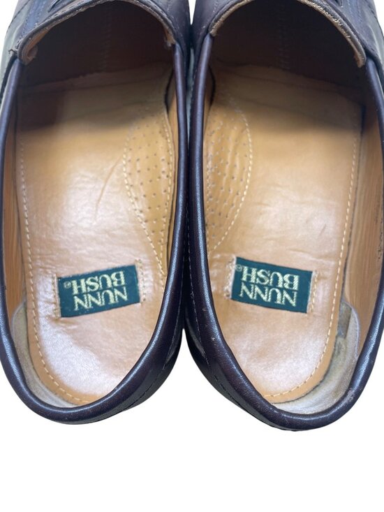 Nunn Bush Men’s Brown Leather Tassel Moc Toe Slip-On Dress Shoes Size 9.5M main image 7